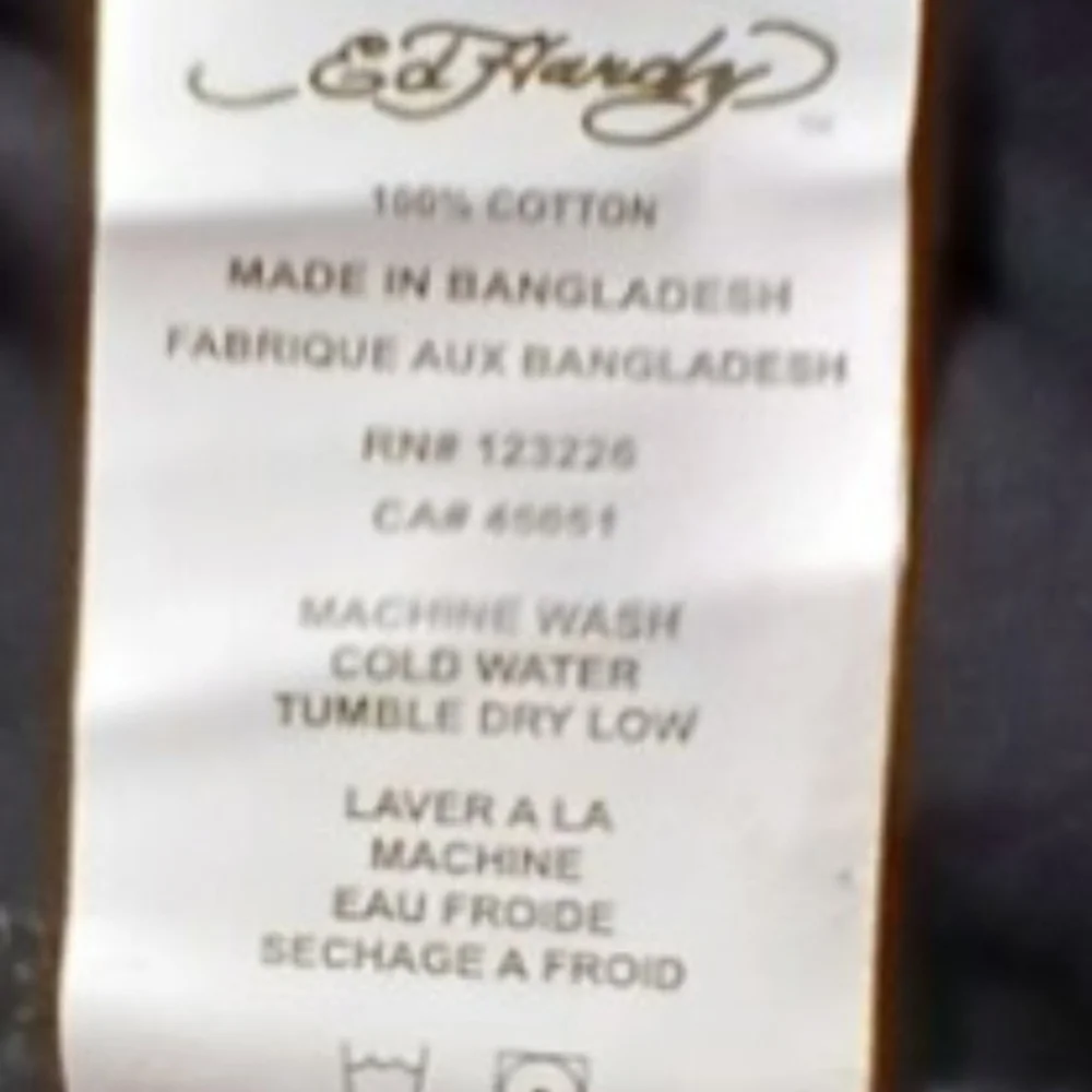 Ed Hardy Kids Tiger Graphic Tee – Size 19/20 (Jet Black) 100% Cotton - Picture 6 of 10